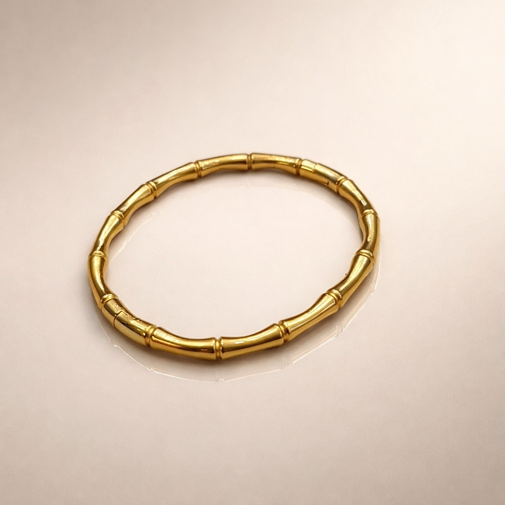 Anti Tarnish bamboo Bracelet