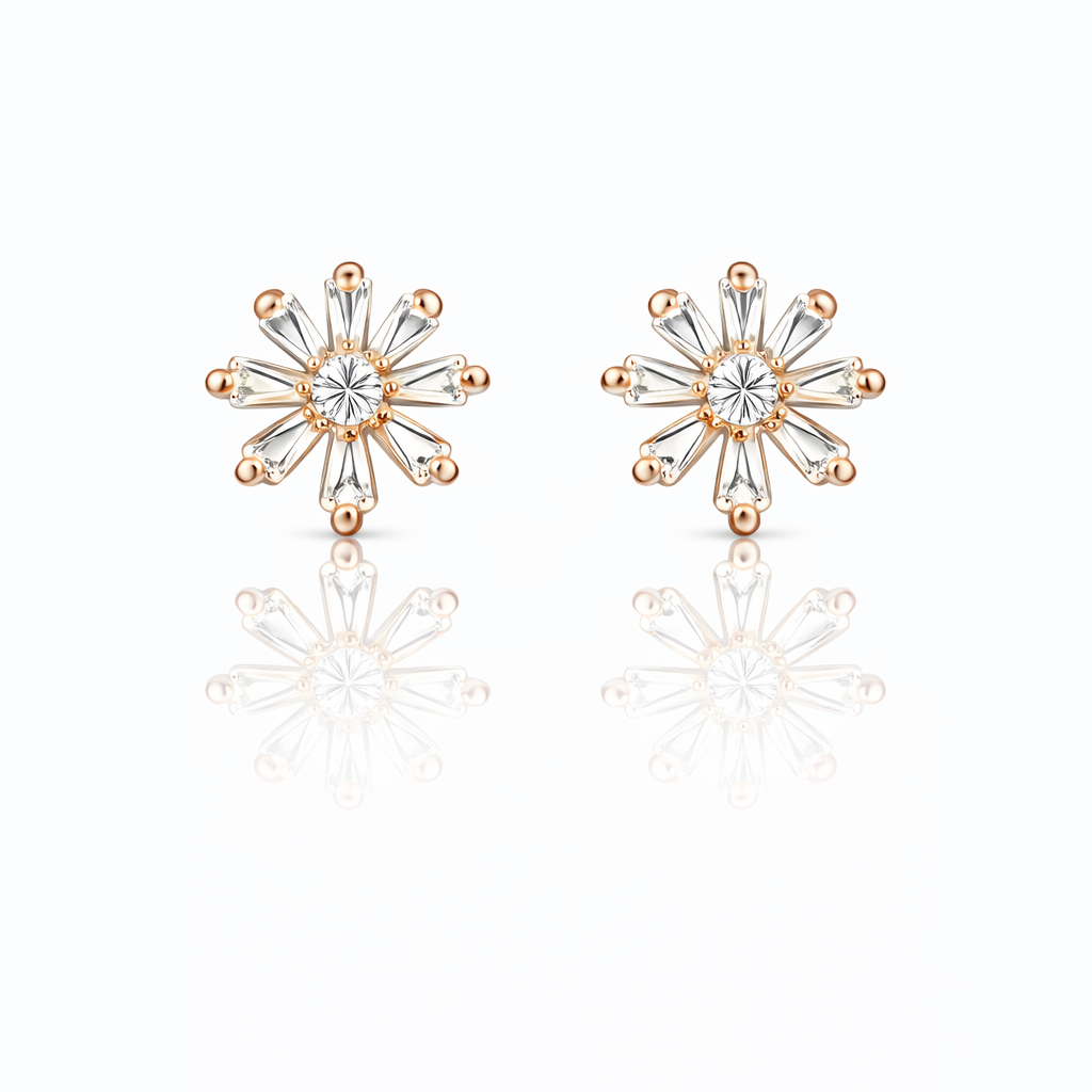 Anti Tarnish CZ Earring 134 (small)