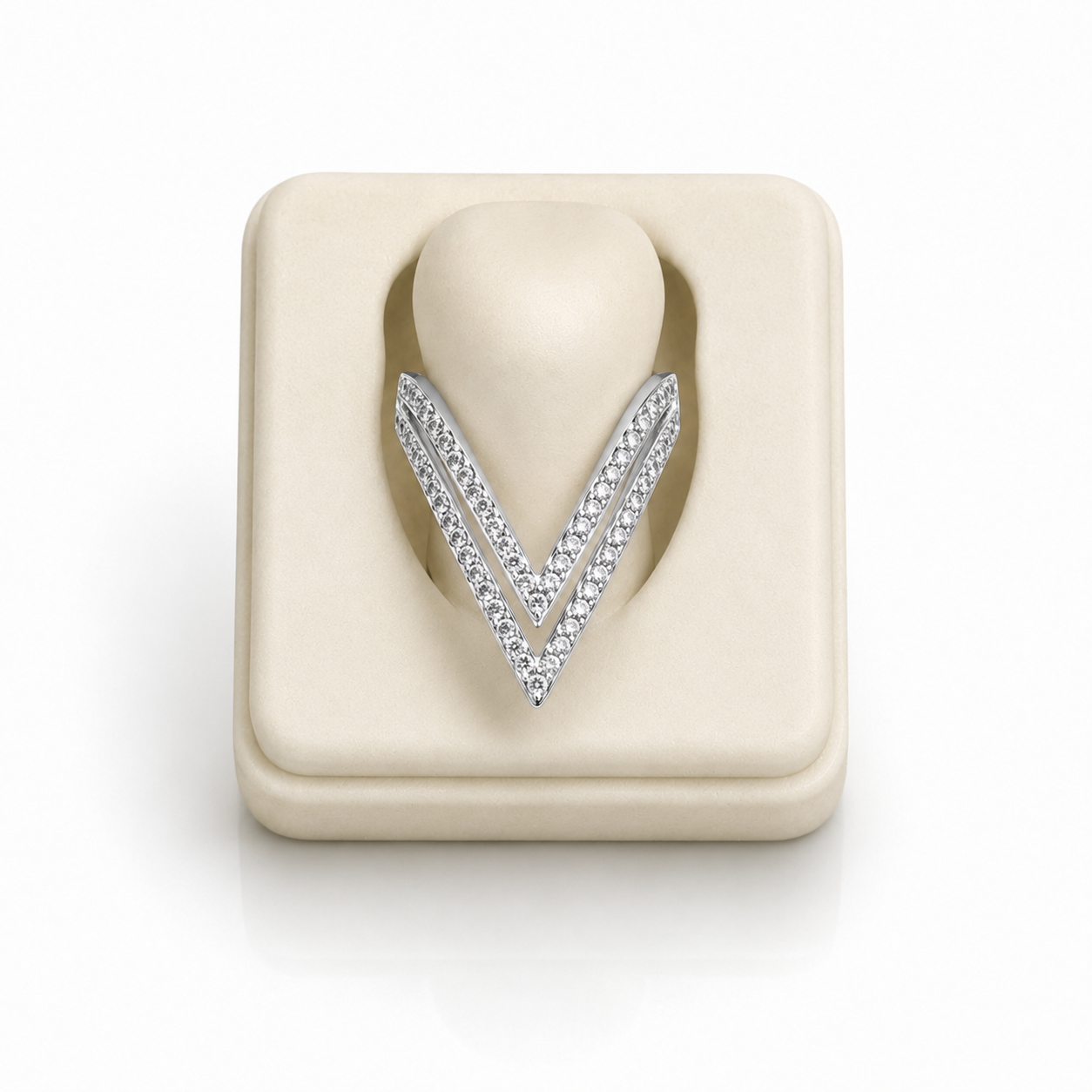 AD cz V Ring (9577) 33