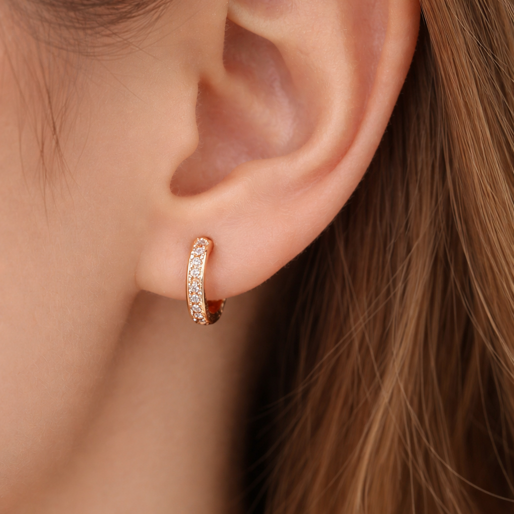 Anti Tarnish CZ Earring 103