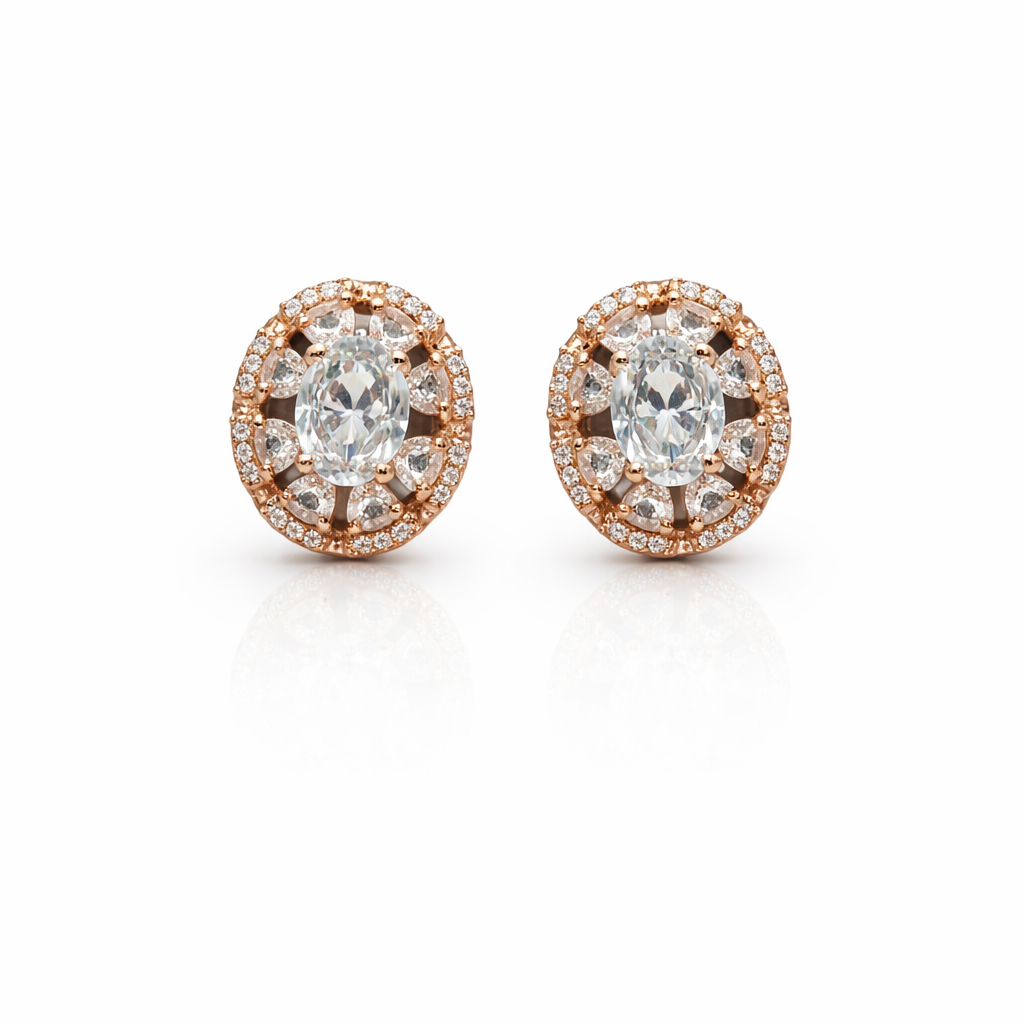 Anti Tarnish CZ Earring 17