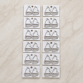 18rs each 12-pair of imported earrings combo (9507) 45