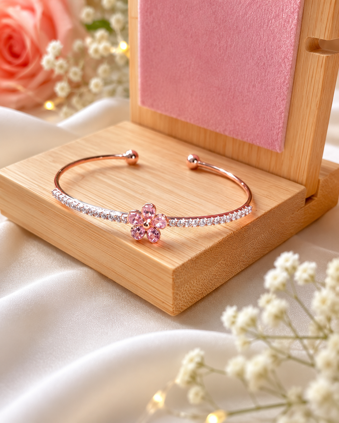 AD bracelet roz gold (9387)
