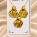 Anti Tarnish Combo Set with 1 Pair of Earring and Necklace
