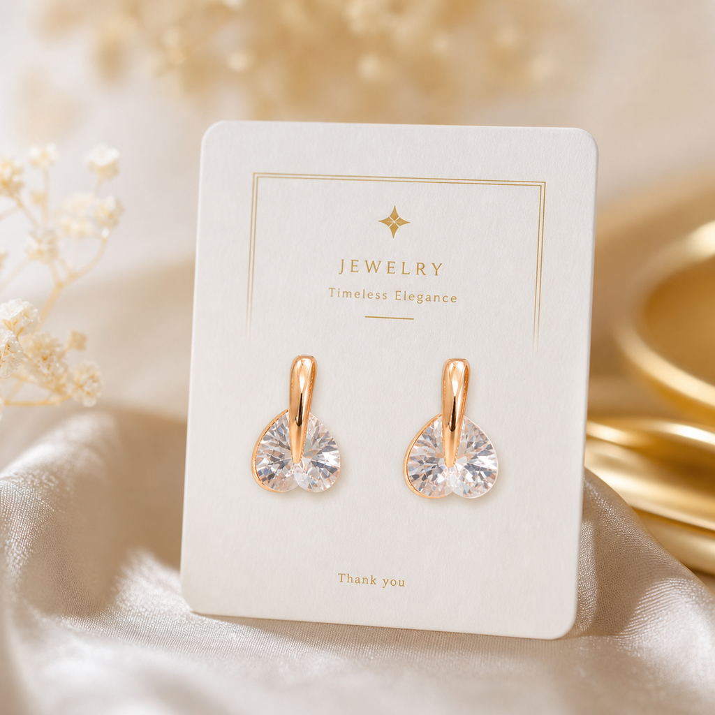 Anti Tarnish CZ Earring 24
