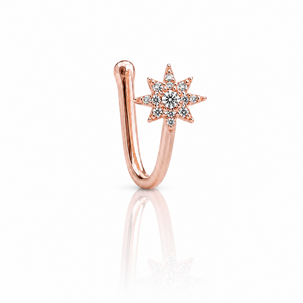 Anti Tarnish nose pin 35