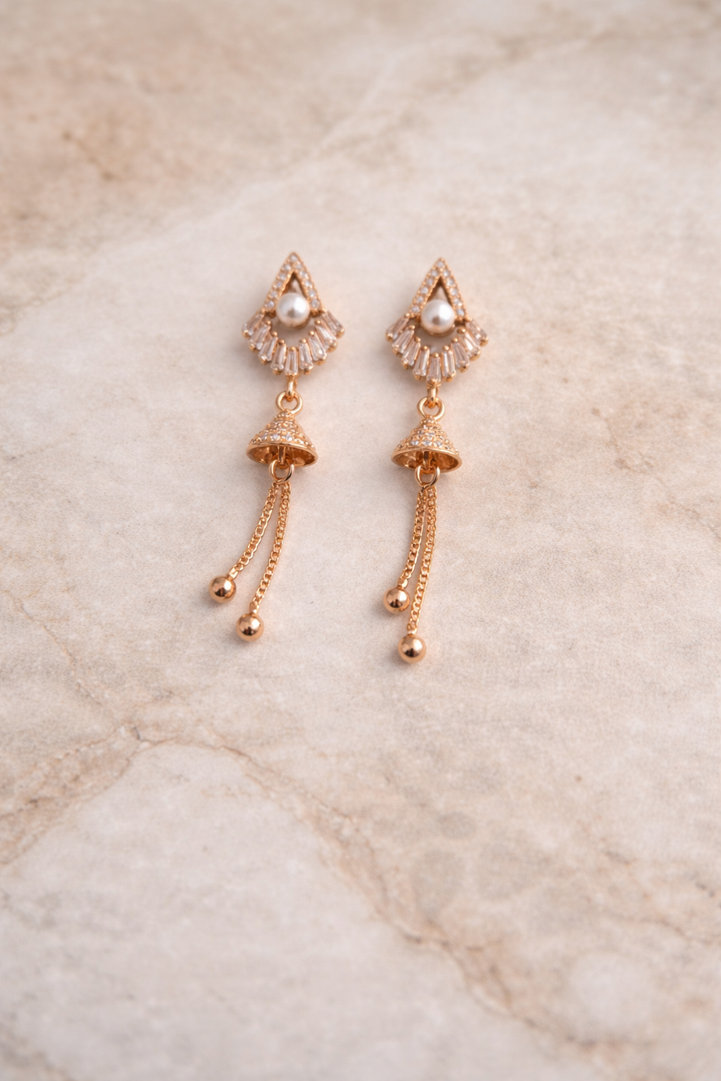 Anti Tarnish CZ Earring 23