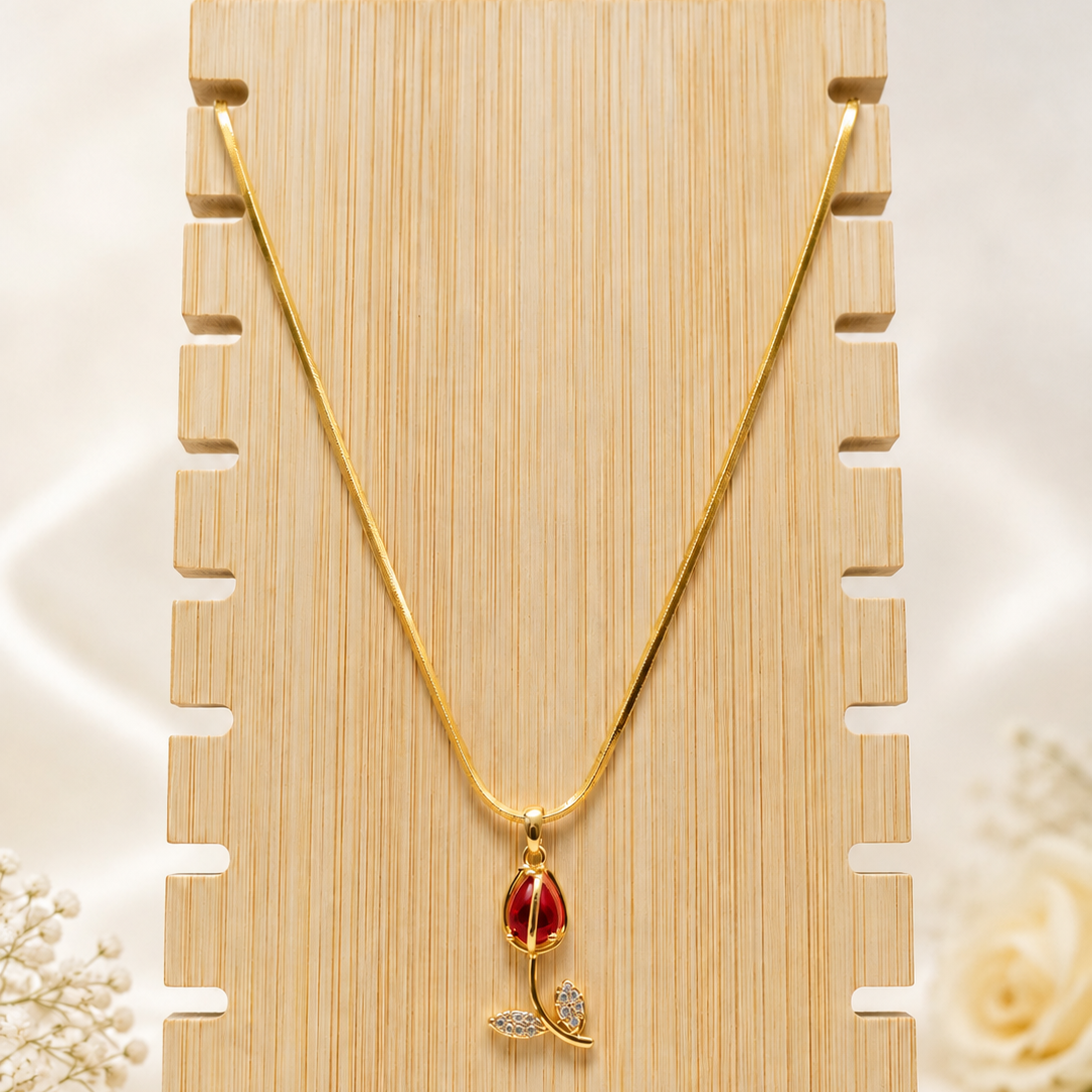 Anti Tarnish Chain Pendant (9543)