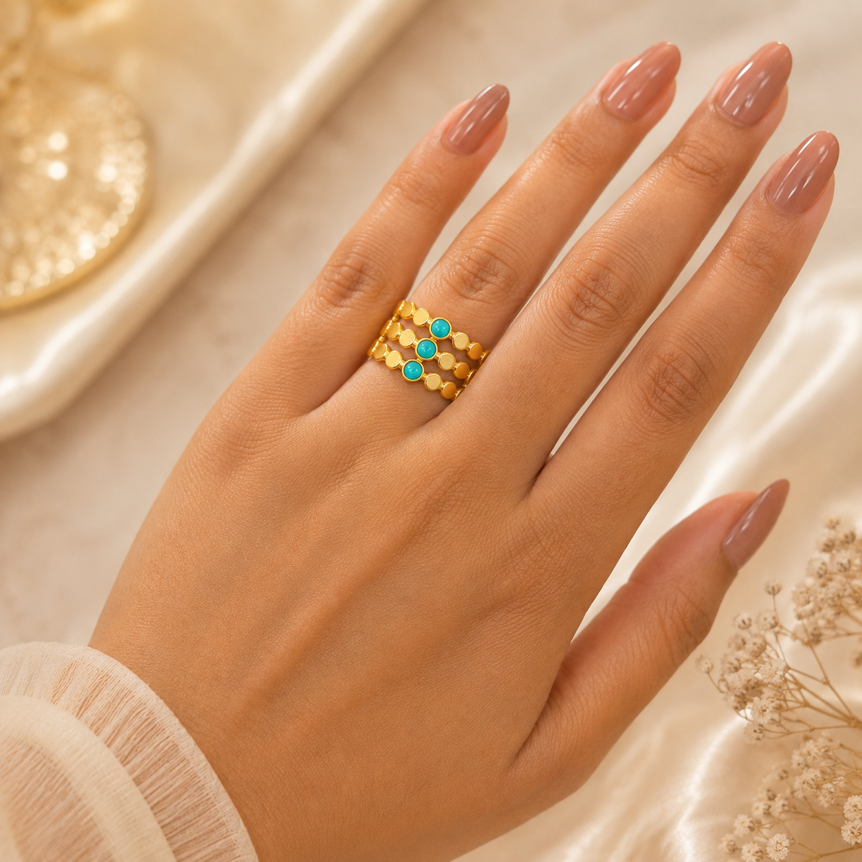 Fancy Adjustable Mina Ring (9353)