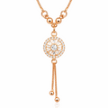 Anti Tarnish CZ Necklace(with box) 27