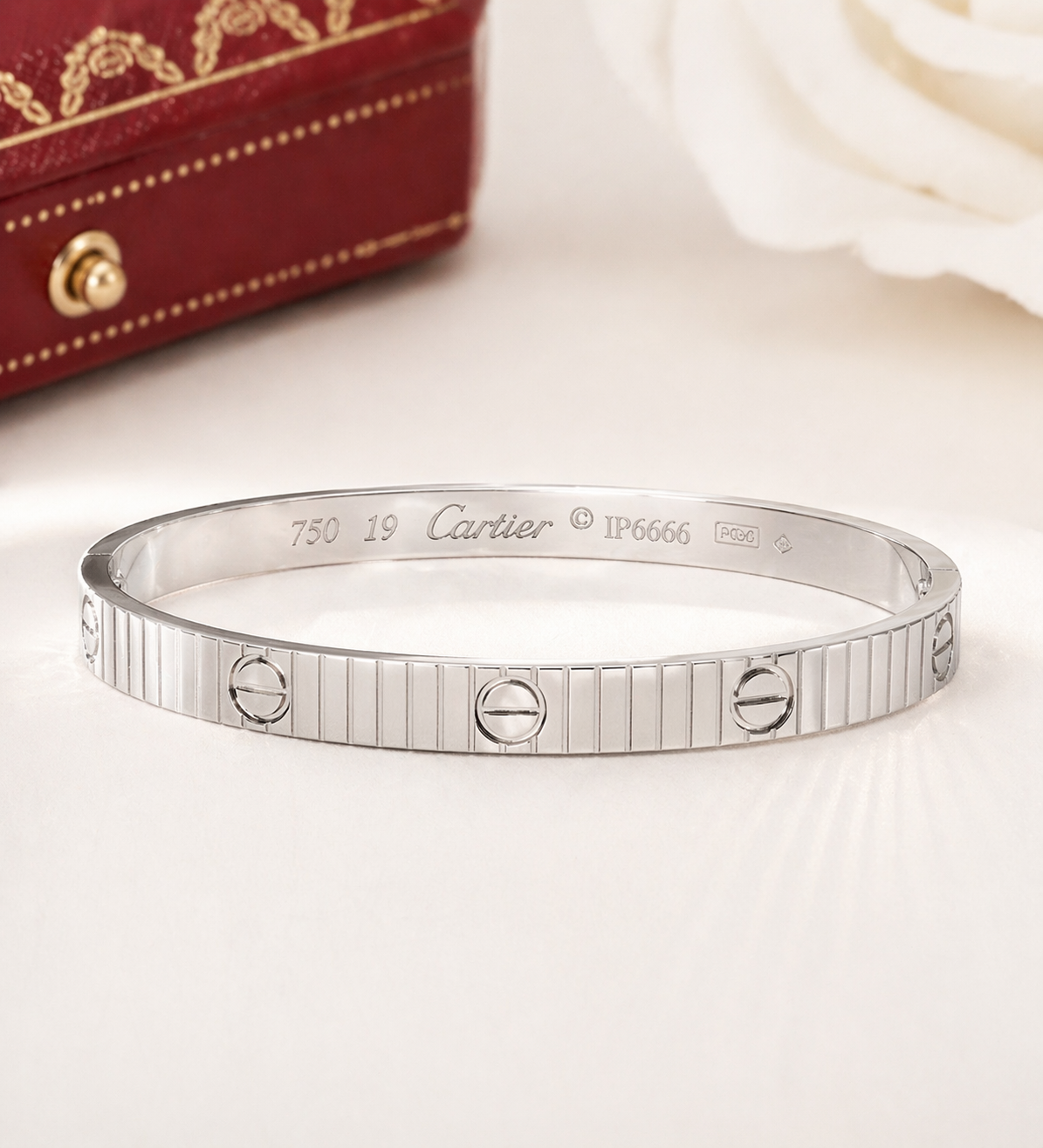 Anti Tarnish Baby Size Silver Cartier Bracelet