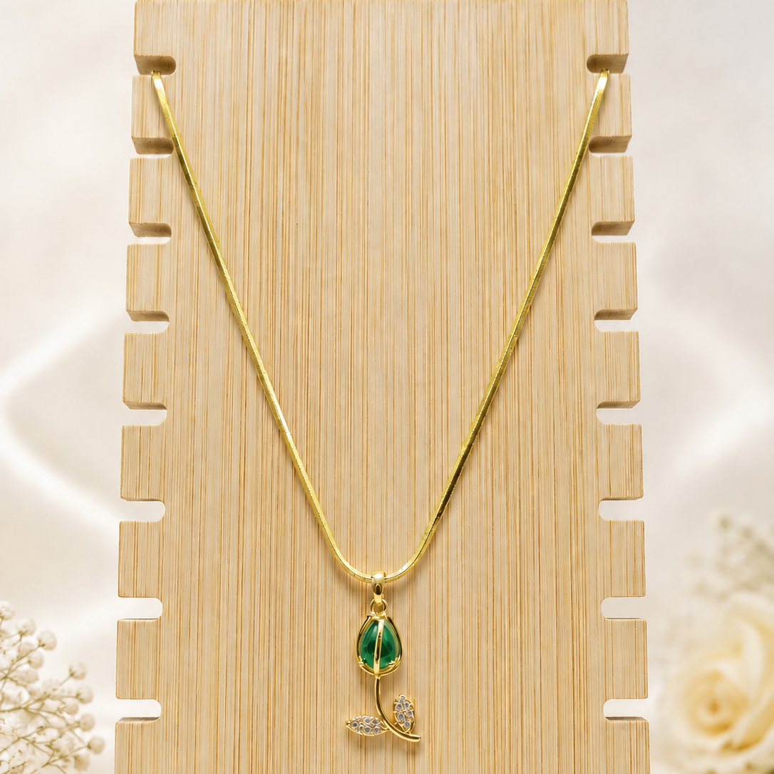 Anti Tarnish Chain Pendant (9544)