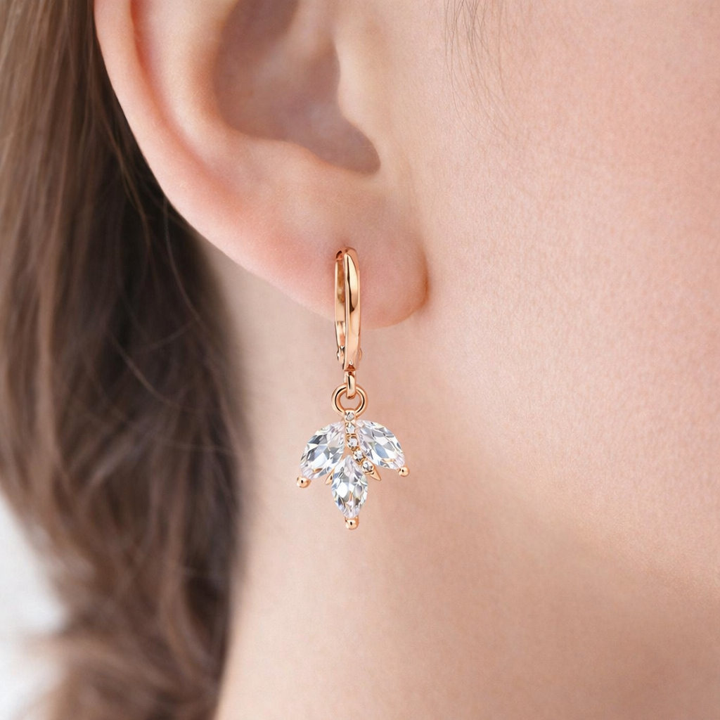 Anti Tarnish CZ Earring 35