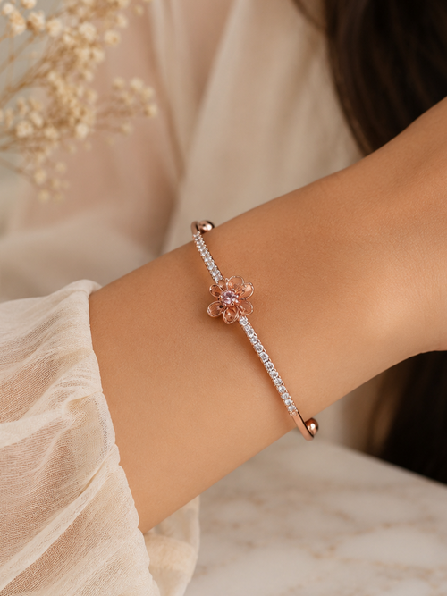 AD bracelet roz gold (9394)