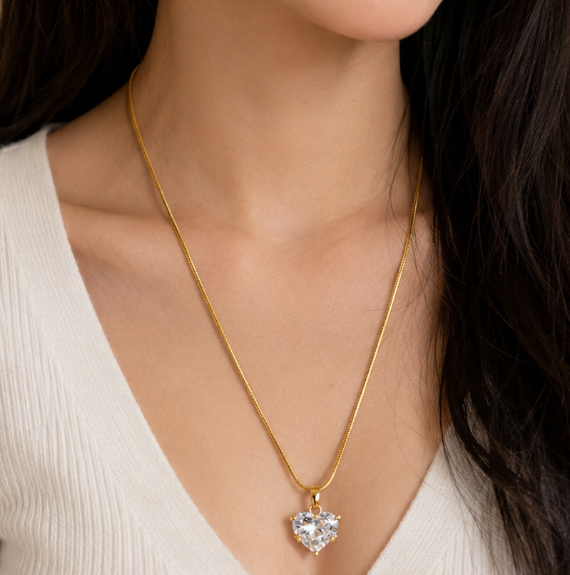 Anti Tarnish Chain Pendant (6006)