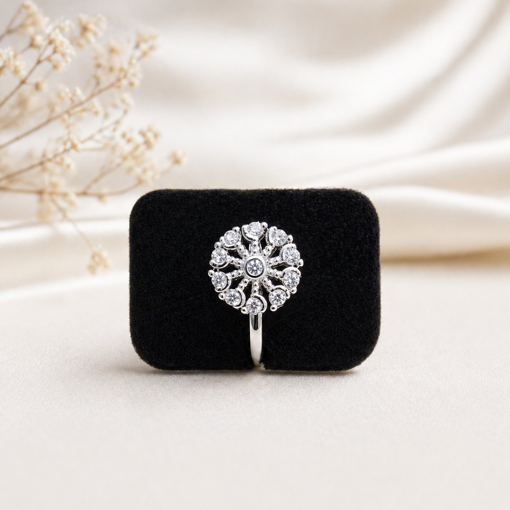 Anti Tarnish CZ nose pin 47