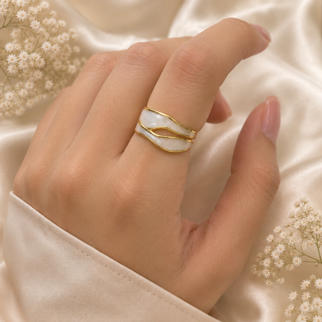 Fancy Adjustable Mina Ring (9094)