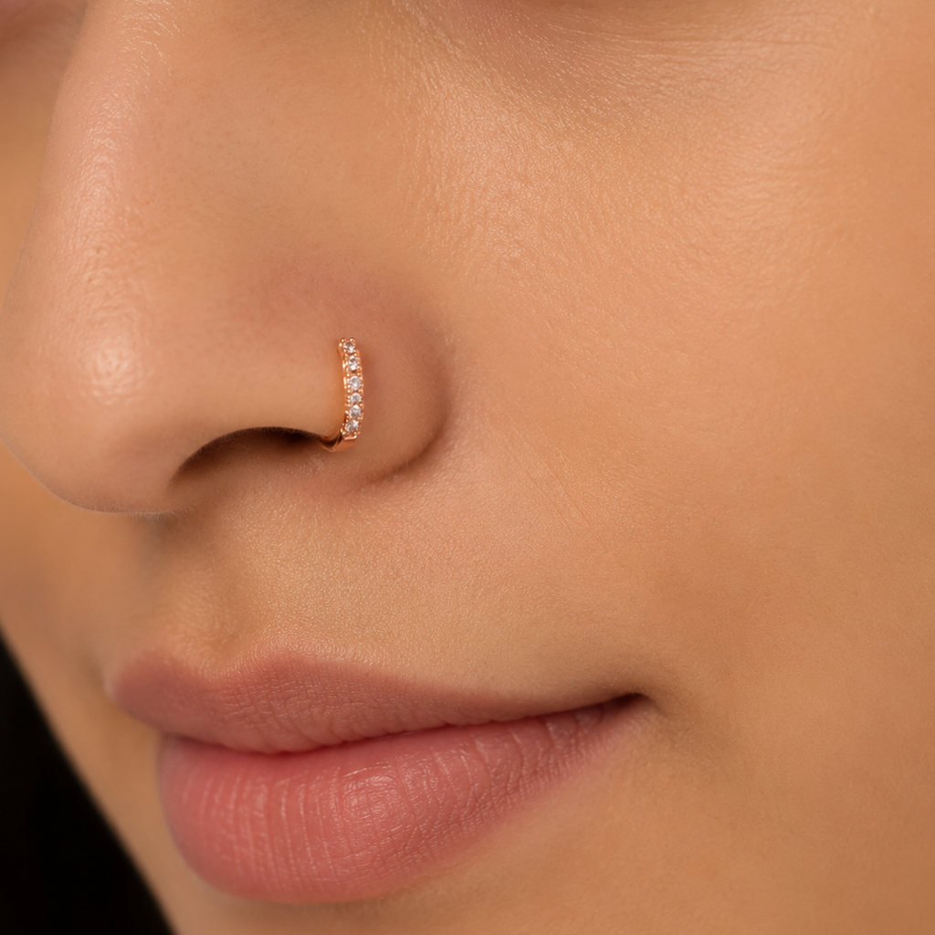 Small size Bali (rose gold) 3   (9409)