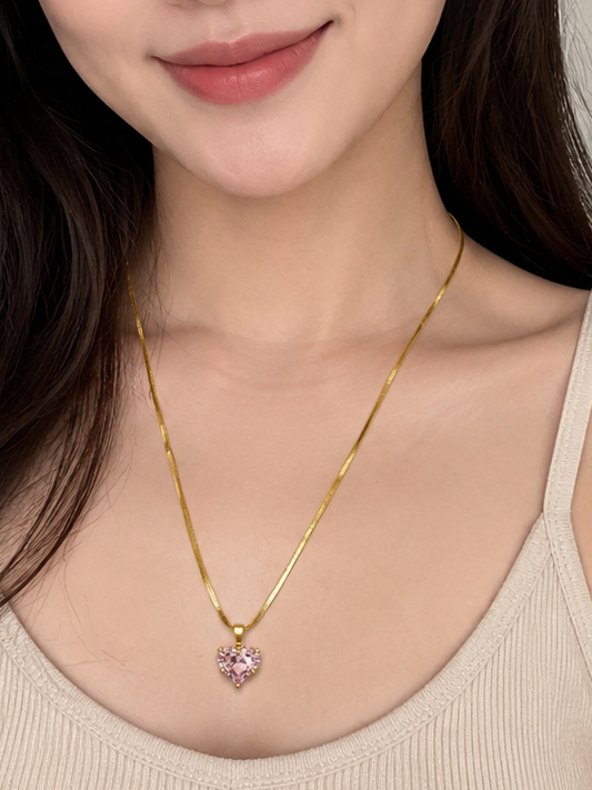 Anti Tarnish Chain Pendant (6007)