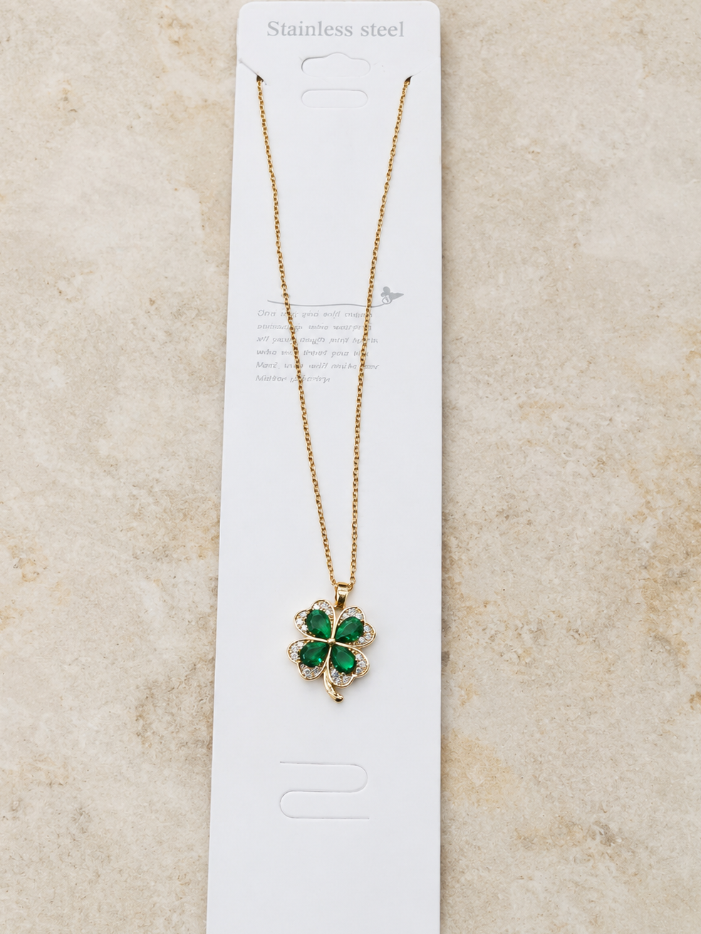 Anti Tarnish Chain Pendant (6008)
