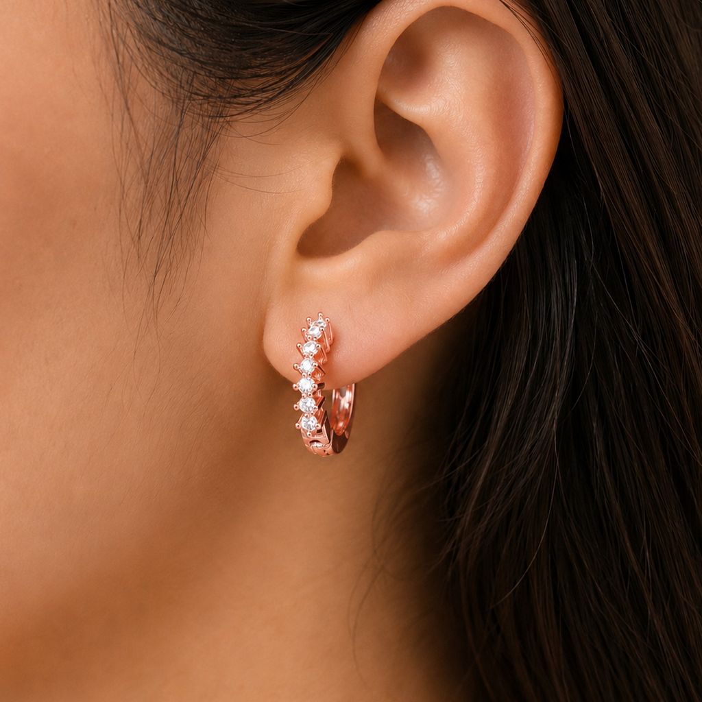 Small size Bali (rose gold) 6    (9491)