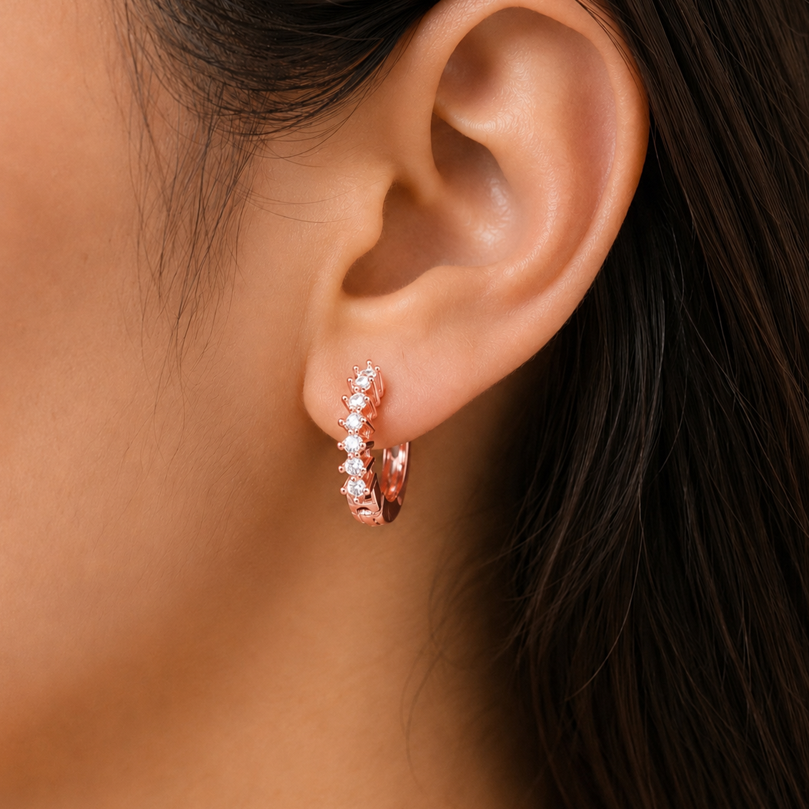 Small size Bali-rose gold(9491)