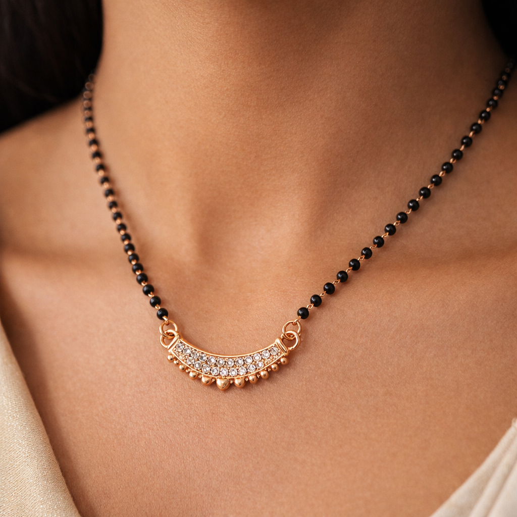 CZ mangalsutra -14