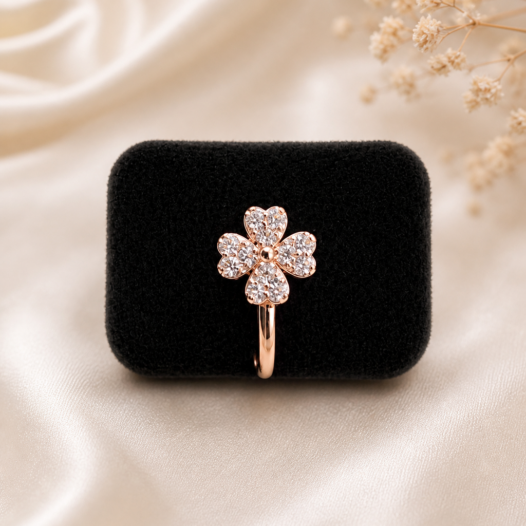 Anti Tarnish CZ nose pin 36