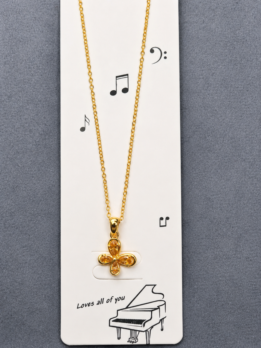 Anti Tarnish Chain Pendant (6001)