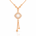 Anti Tarnish CZ Necklace(with box) 33