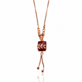 Anti Tarnish CZ Chain Pendant 05