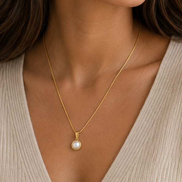 Anti Tarnish Chain Pendant (4154) 8