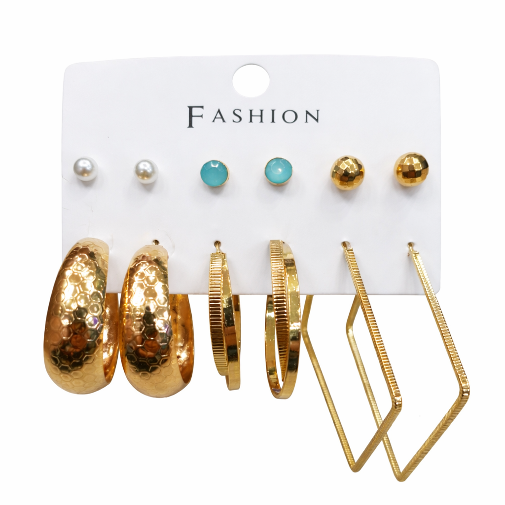 Combo of 6 pair earrings