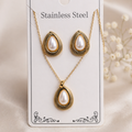 Anti Tarnish Combo Set with 1 Pair of Earring and Necklace 25