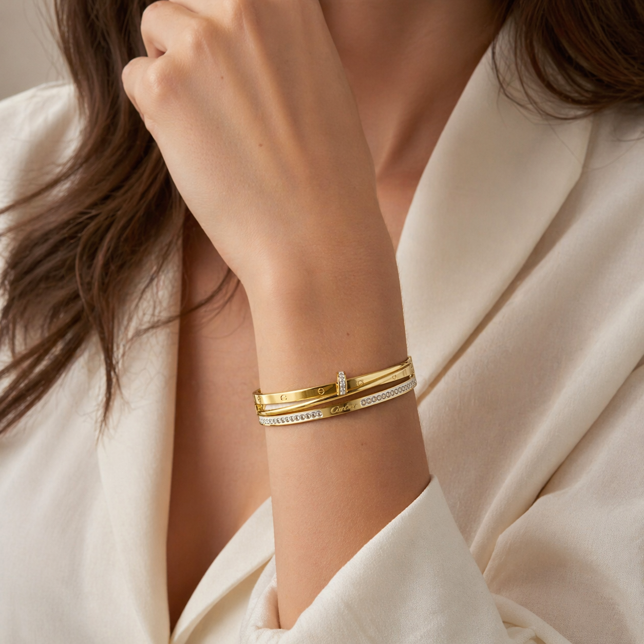 Anti Tarnish Baby Size Cartier Bracelet