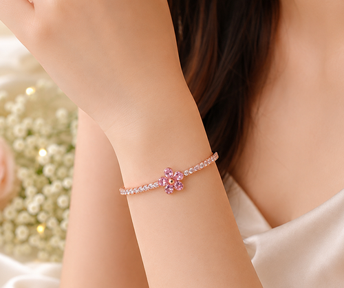 AD bracelet roz gold (9387)