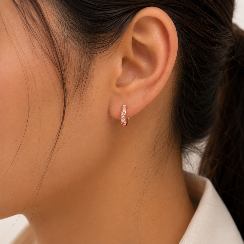 Small size CZ Bali (rose gold) 1 (4022)