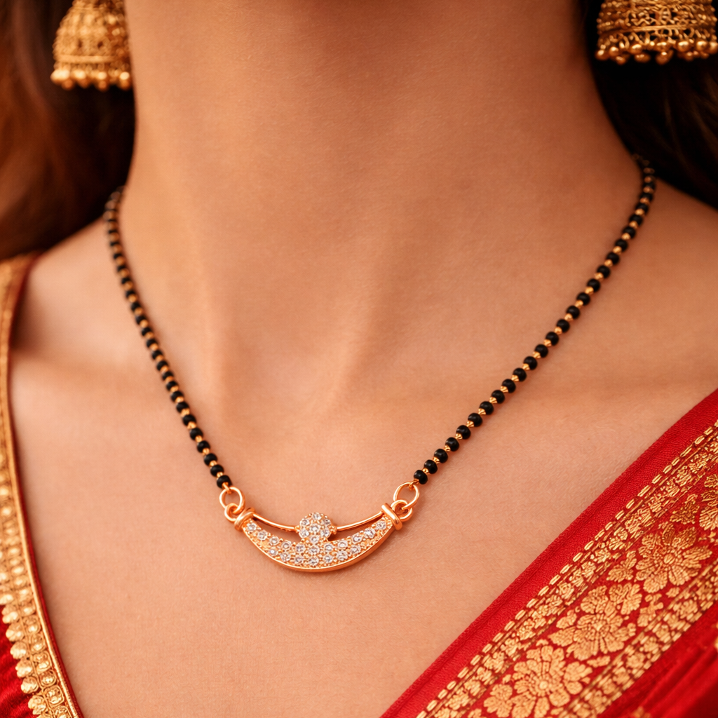 CZ mangalsutra -13