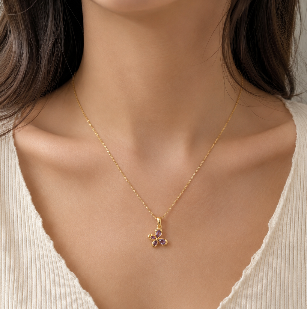 Anti Tarnish Chain Pendant (4159)
