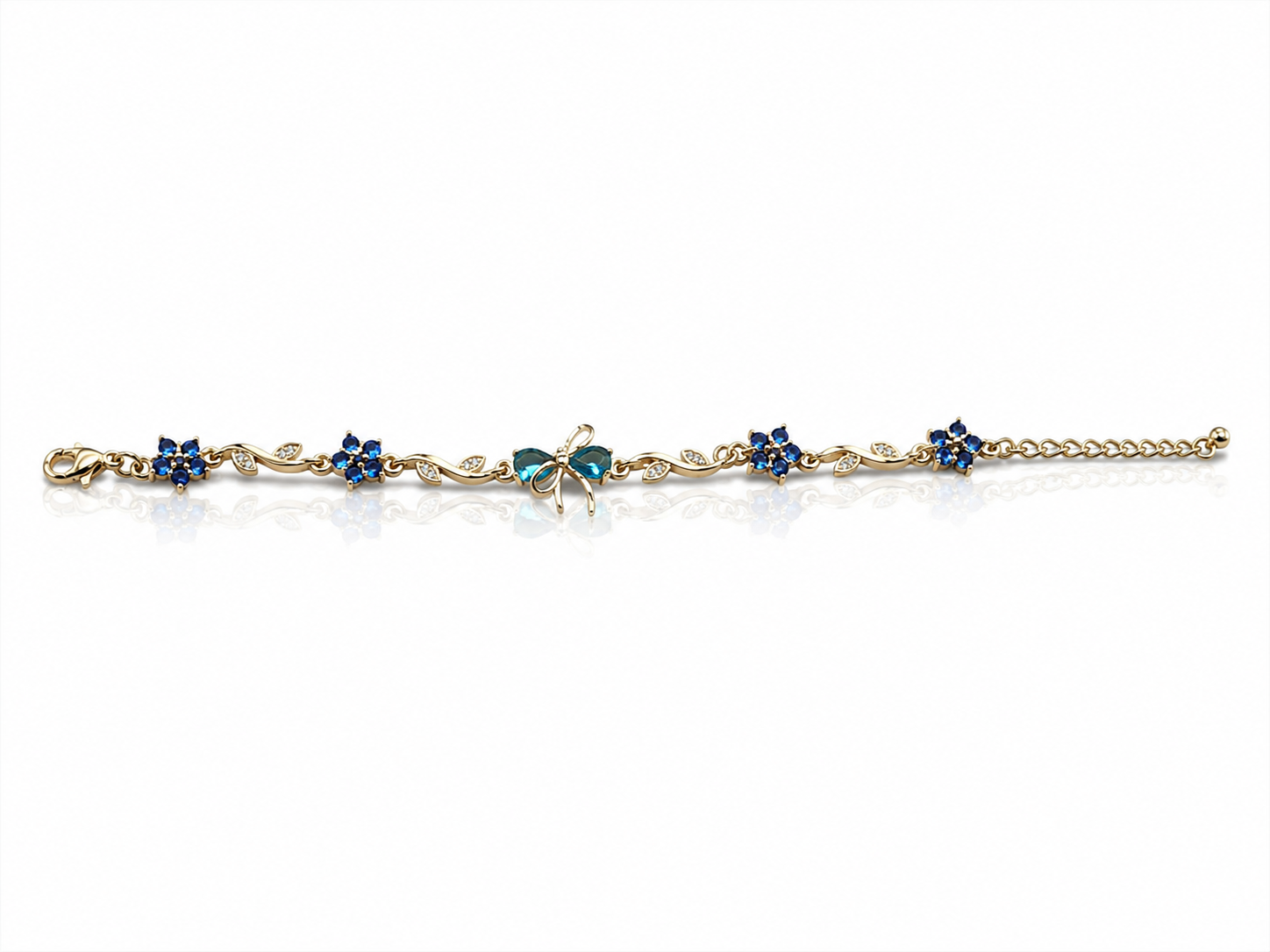 Anti Tarnish bow Bracelet (9552)