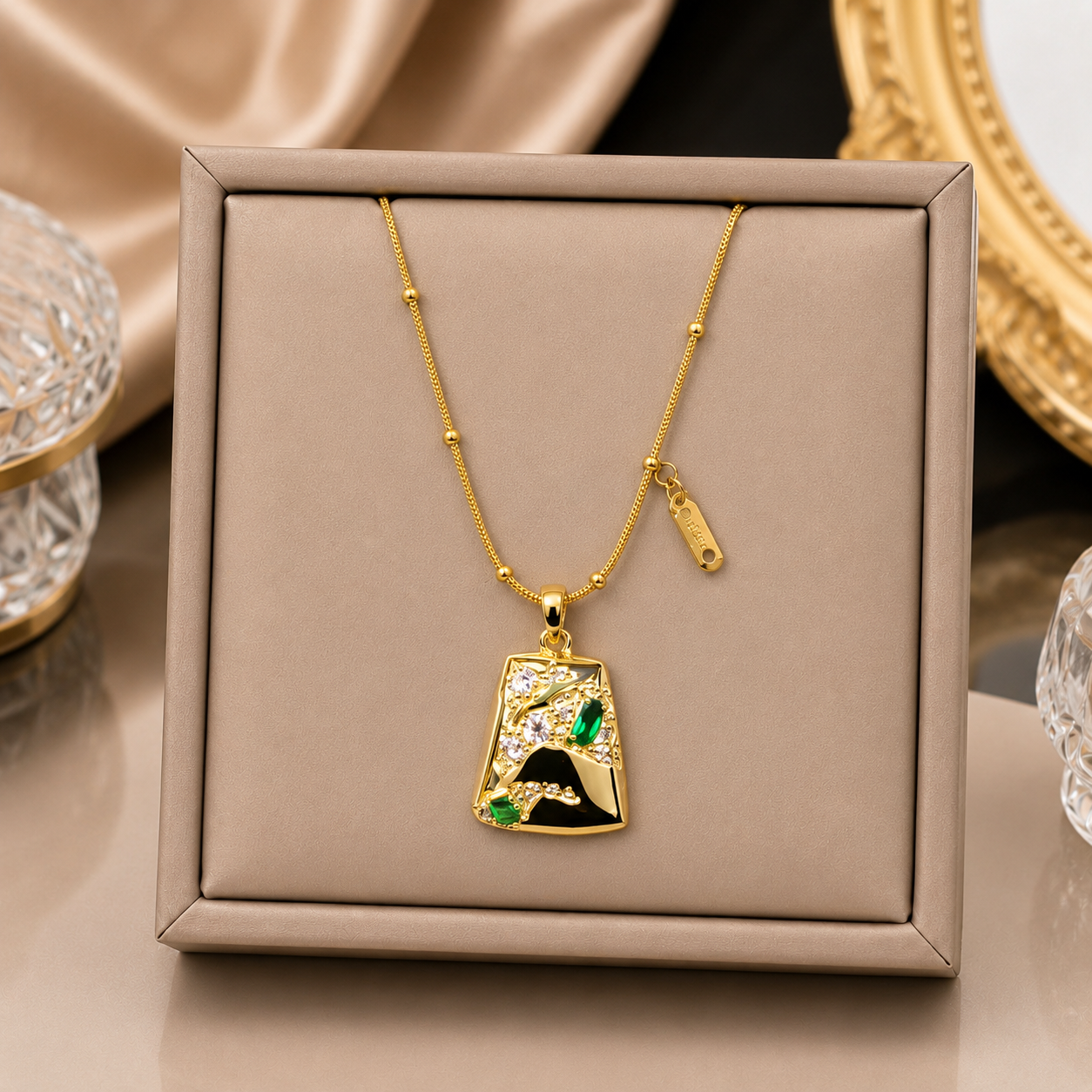 Anti Tarnish Chain Pendant (4119) 27