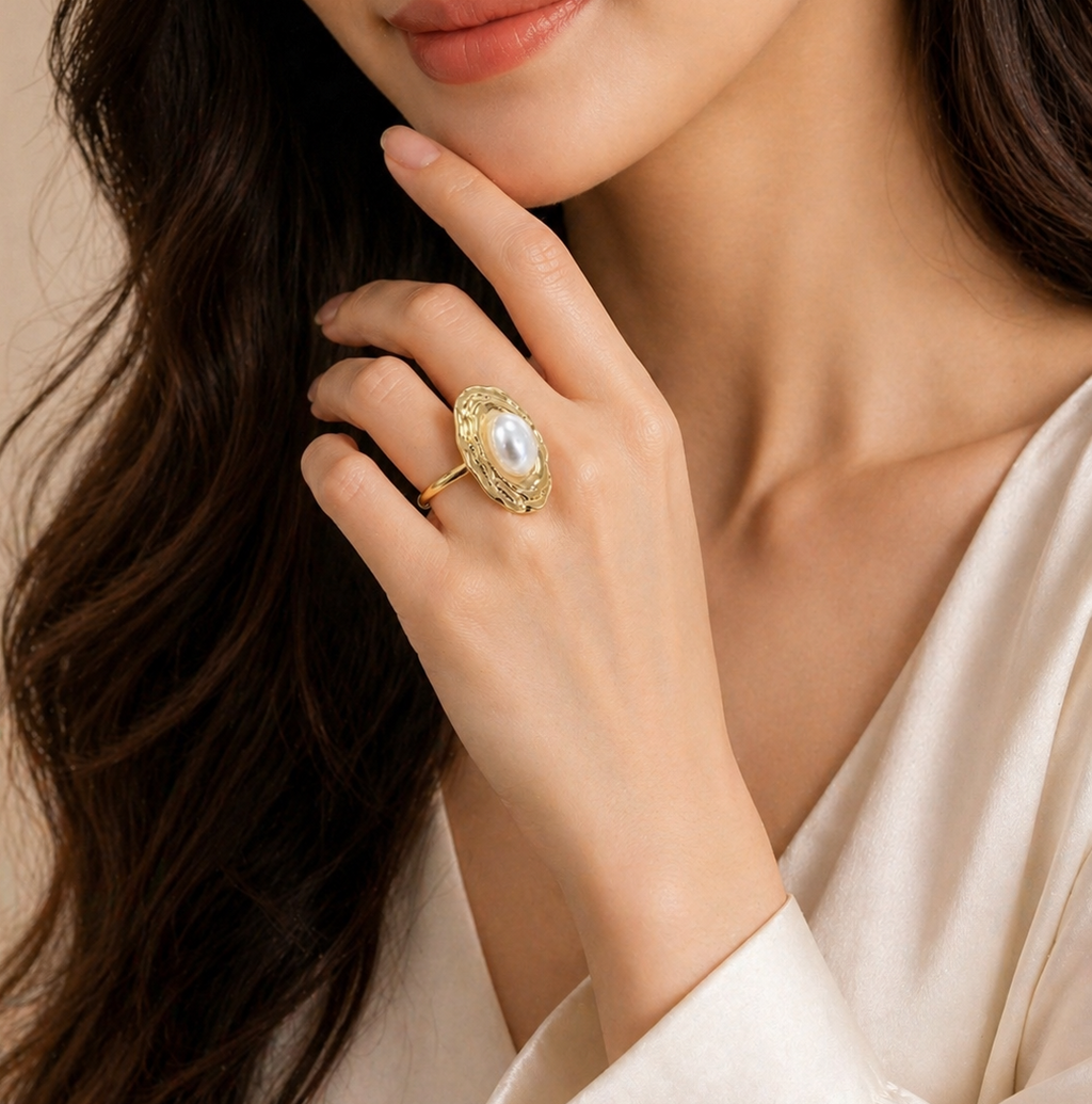 Anti Tarnish adjustable rings 132