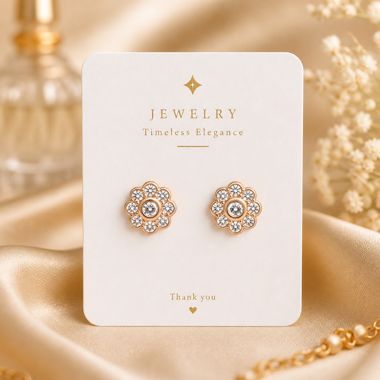 Anti Tarnish CZ Earring