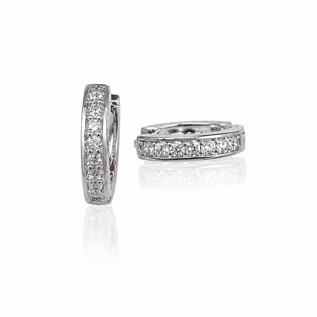 Small size CZ Bali (silver) 1              (9493)
