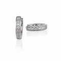Small size CZ Bali (silver) 1              (9493)