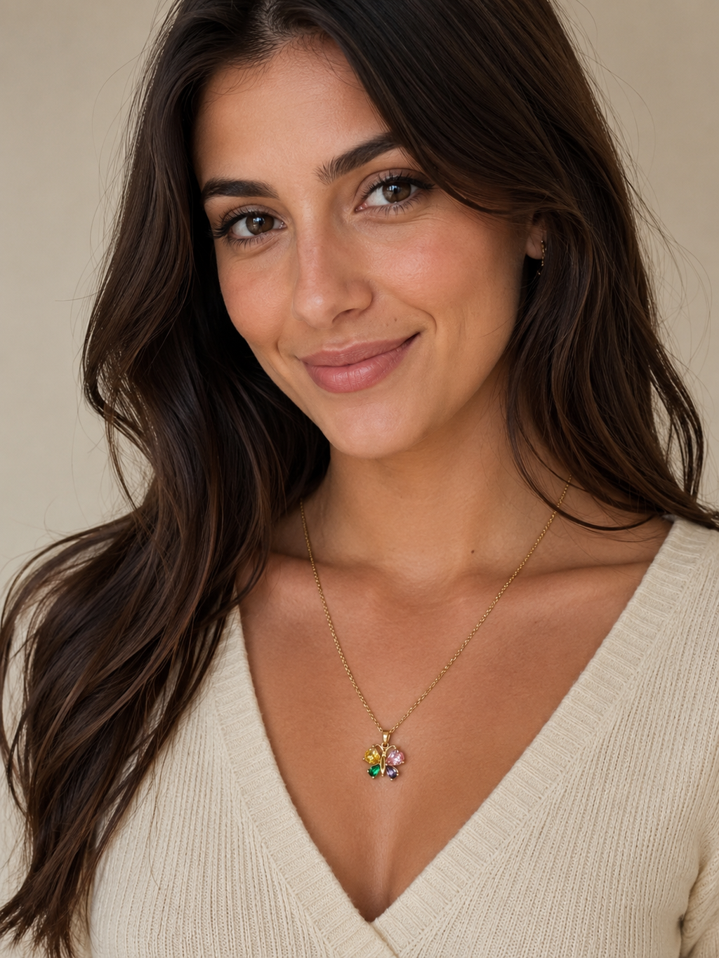 Anti Tarnish Chain Pendant (4132)