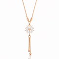 Anti Tarnish CZ Necklace(with box) 36