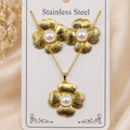 Anti Tarnish Combo Set with 1 Pair of Earring and Necklace 22