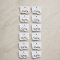 18rs each 12-pair of imported earrings combo (3026)