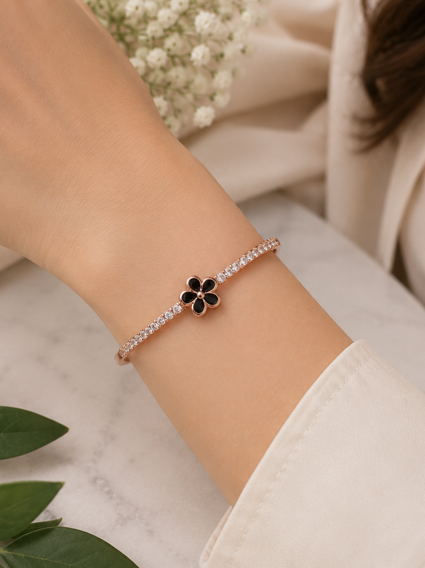 AD bracelet roz gold (9393)